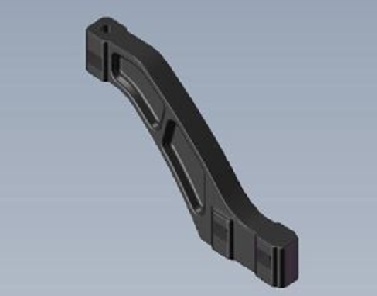 Chassis Brace. Plastic Front. Intech BR-6/BR-6E