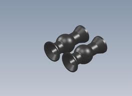 Pivot Ball Ø6mm (2 st). Intech BR-6/BR-6E