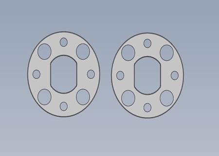 Bromsskiva (2 st). Intech BR-6