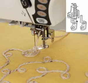 Frihandsquilt för garn Janome Grupp 1 och 2
