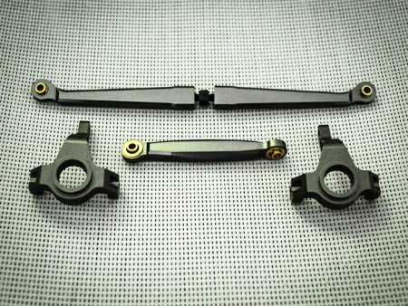 Steering block & Linkage. Alu. SCX-10 Honcho & Dingo.