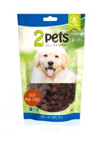 2pets Dogsnack Deer MiniCubes 100g