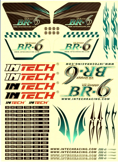 Body Decal. Intech BR-6