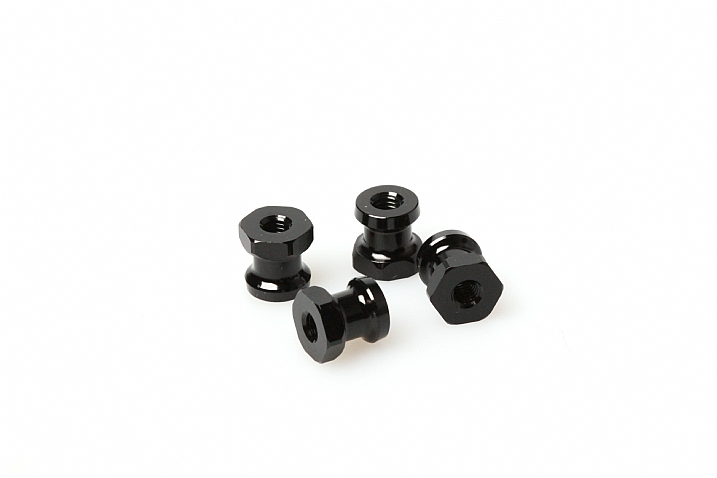 Shock Stand Off Set Alu (Black) PR Racing