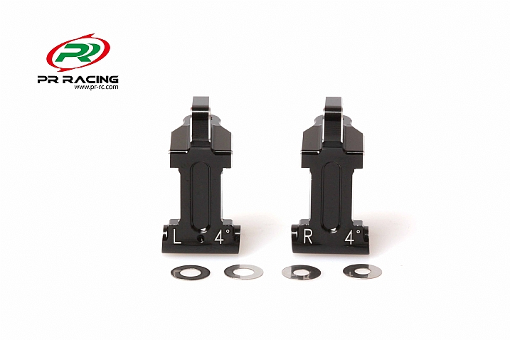 S1 Aluminium Caster Block-4 Degree (Pair) PR Racing