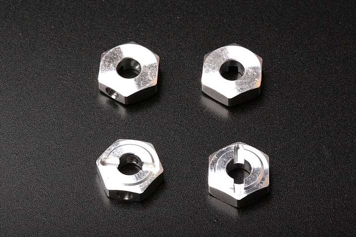 Hjulhex 12 x 4.2mm Aluminium (4 st.) PR 2WD