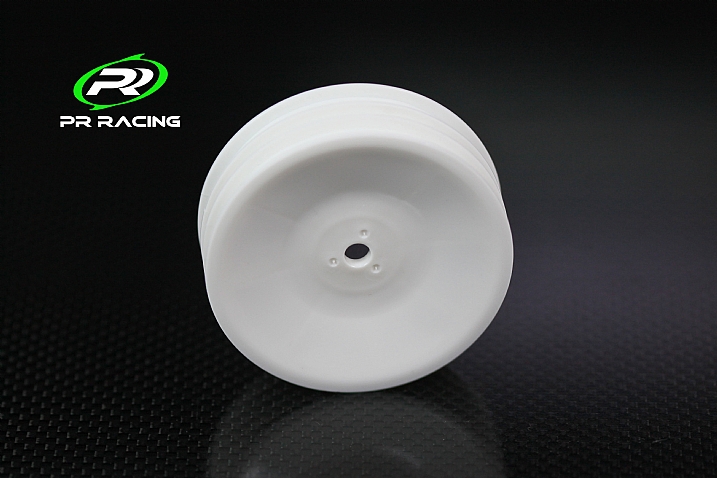 Front Wheel 2wd 19x38mm 12mm (White)IFMAR PR Racing