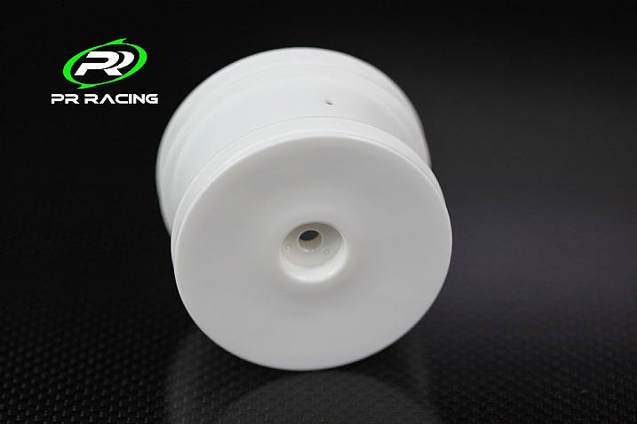 Rear Wheel 2wd+4wd 12mm (White) IFMAR PR Racing