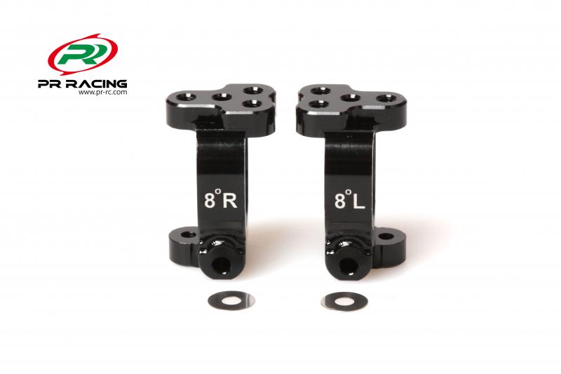 Aluminium 8 Degree SB401 Front Spindle Carrier R-L CNC PR Racing