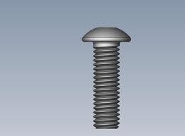 Skruv Kullerskalle M3x10mm (10 st)