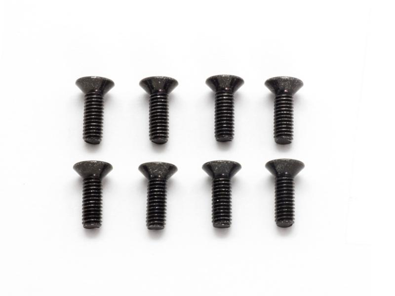 Flat Head Screws M2.6x8mm (8st) PR Racing