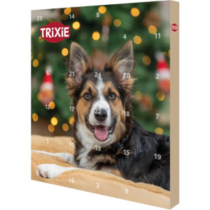 Trixie adventskalender gömmer blandade godbitar bakom varje lucka som din hund kommer älska. De är tillverkade av högkvalitativa ingredienser. Nu kan nedräkningen till julafton börja!