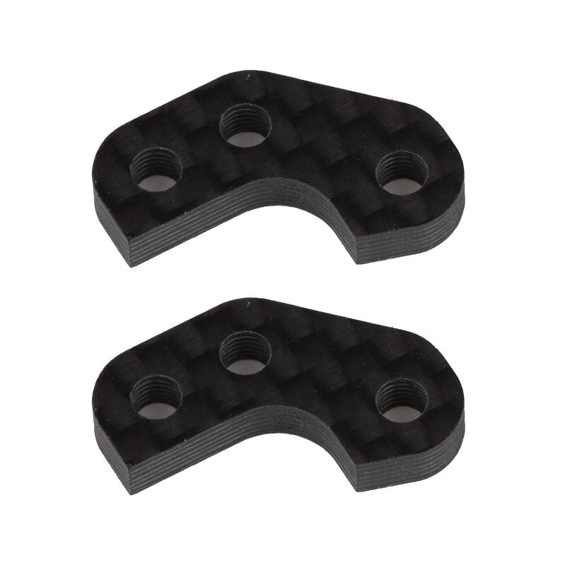 Caster Block Link Mount Set -3mm kolfiber RC10B7