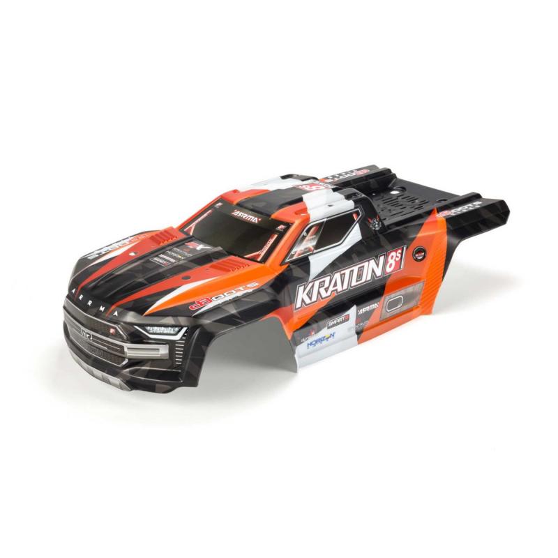 Kaross Målad Orange ARRMA Kraton 1:5