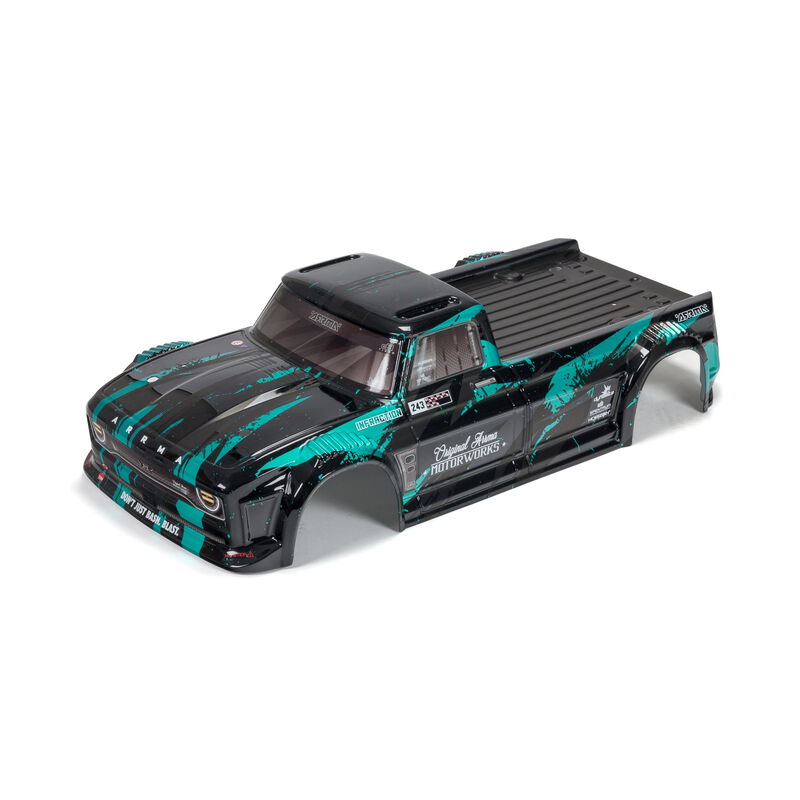 Kaross Målad Svart/ Teal ARRMA Infraction 4x4 3s