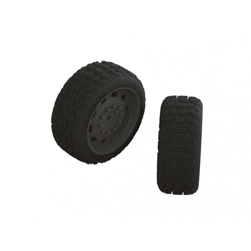 DBoots Katar 35/085 2.4 Tire Set Glued ARRMA Infraction 3S