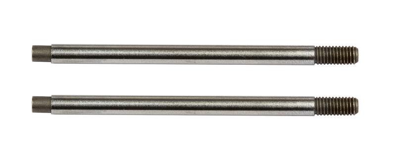 FT 3x29 mm Shock Shafts V2, chrome Associated B74/B74.1