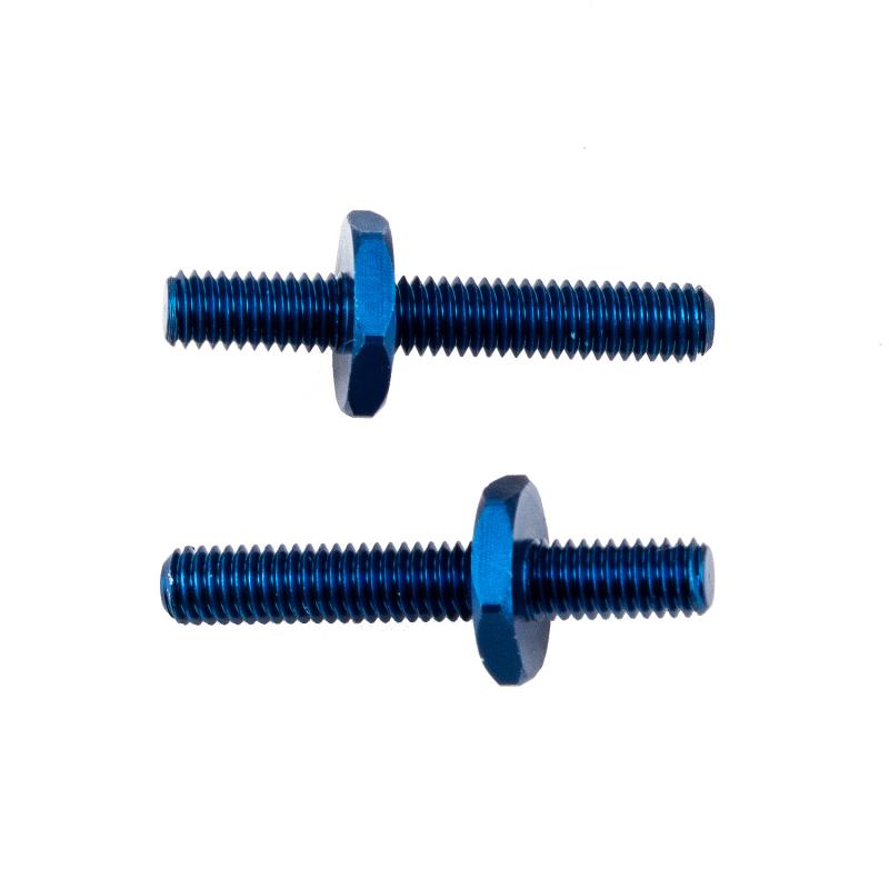 Battery Strap Shoulder Screws Blå Alu ASS B6.3/B6.4