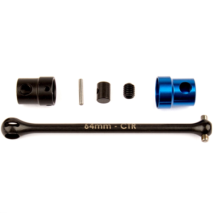 Drivaxel Set CVA Center Fram 62mm Team Associated RC10B74