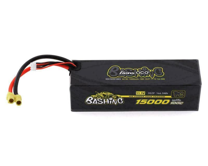 Lipo Batteri 3S 11.1V 15000mAh 100C EC5 kontakt Gens Ace