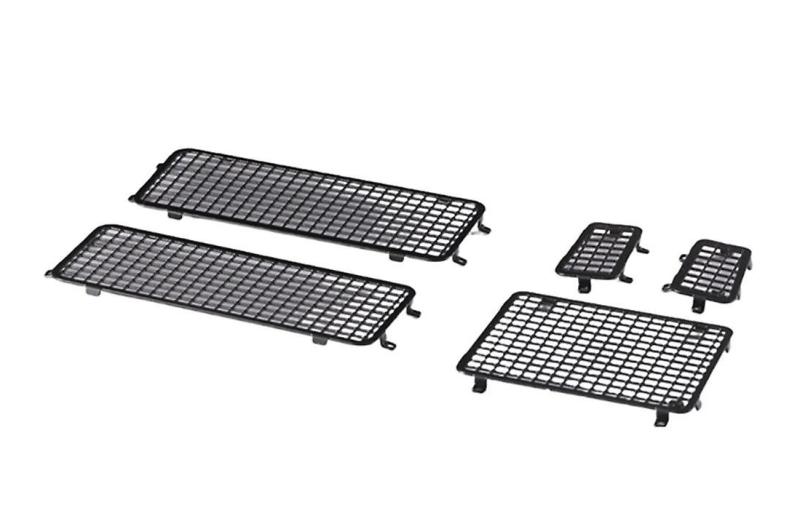 Fönstergaller Rostfritt Stål Svart Traxxas TRX-4M Defender (HobbyDetails)