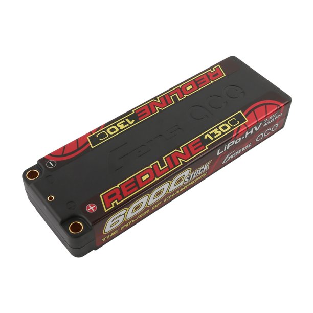 Lipo 7.6V 6000mAh 130C 2S2P HardCase Gens ace Redline Series