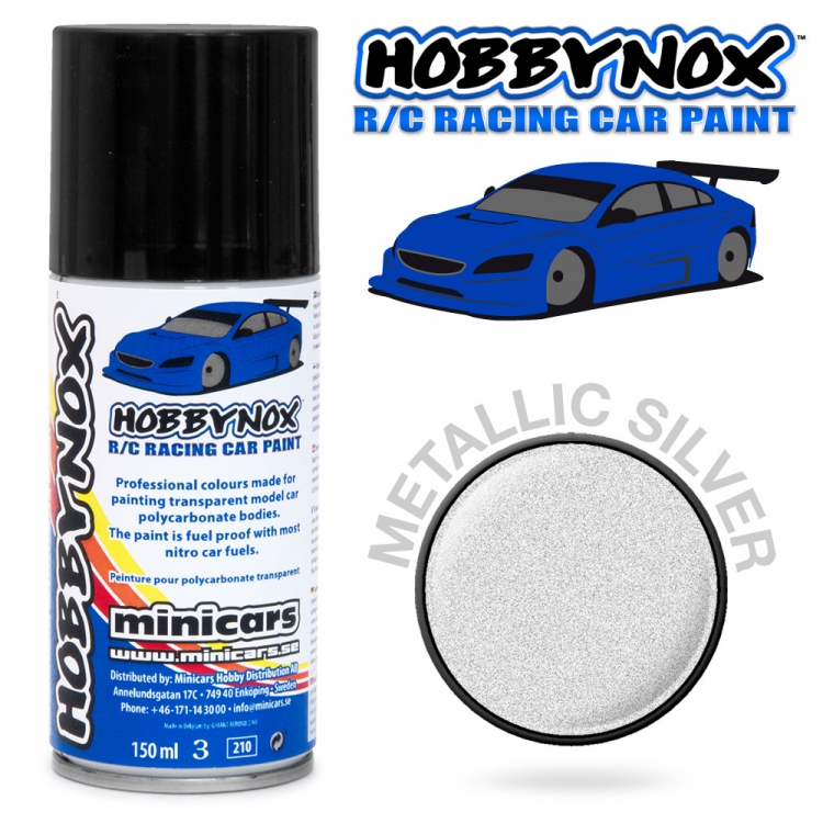 Lexan Spray Färg - Metallic Silver 150ml