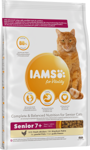 Iams torrfoder till katt för äldre katter