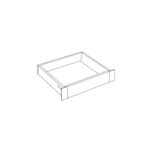 illustrerad invändig låda i svart med 84 mm höjd mot vit bakgrund.