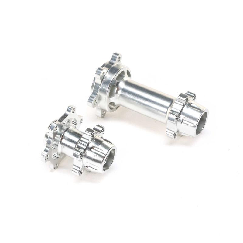 Hub Set Alu Machined Silver Promoto-MX