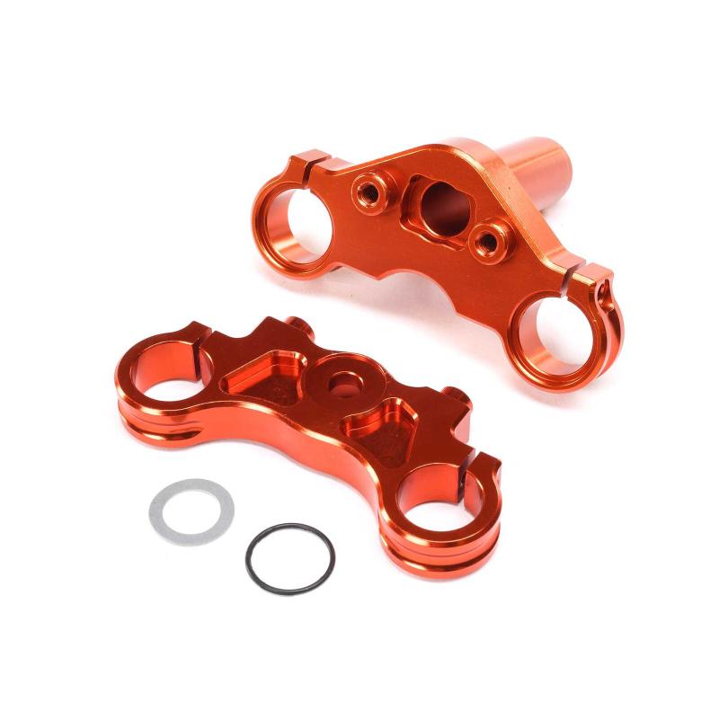 Triple Clamp Set Orange Promoto-MX