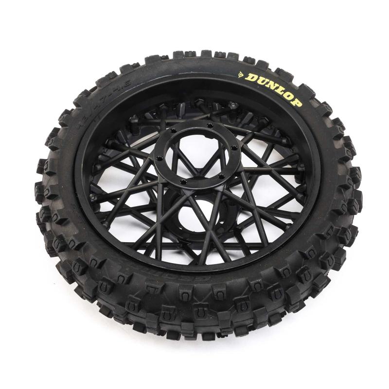 Bakhjul Monterat Dunlop MX53 Svart Promoto-MX