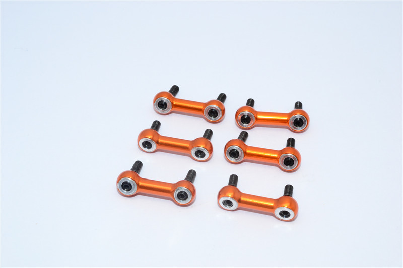 Tie Rod Set -0.5 grader Alu Orange Latrax 1/18 Rally