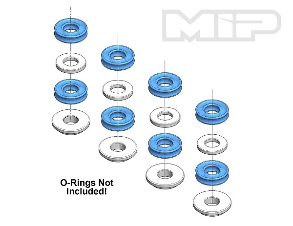 MIP Shock Cartridge Spacer Kit. Tekno EB410