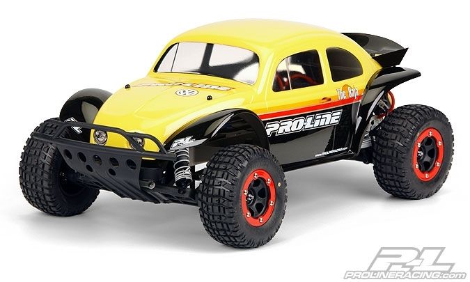 Kaross VW Baja Bug för Slash 4x4 Pro-Line Omålad Oklippt