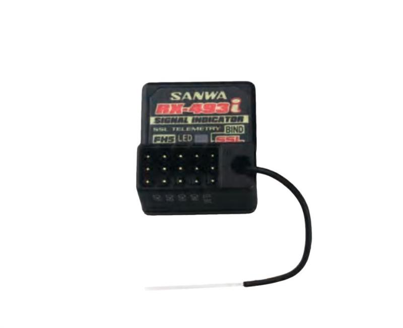 Sanwa RX-493i (FH5, SUR) Waterproof Telemetry Receiver