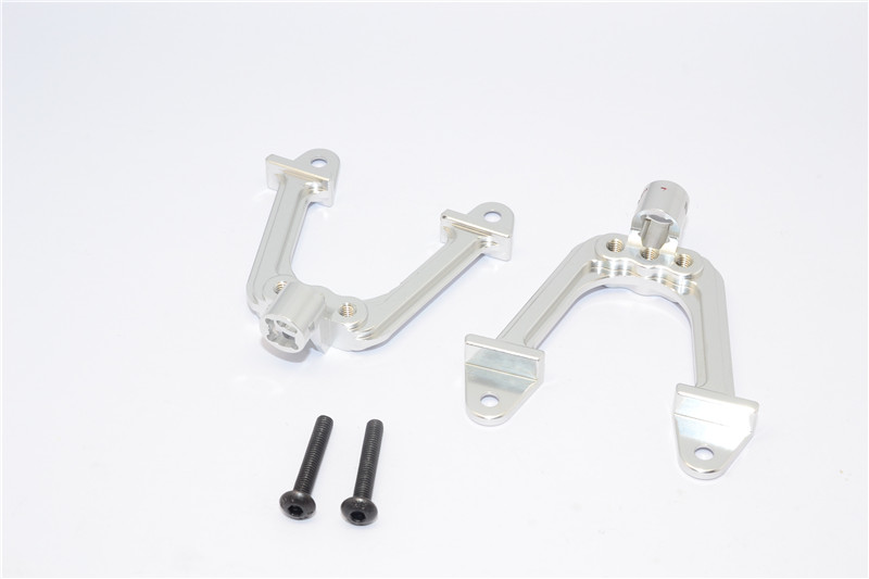 Support Torn Alu Bakre Gråsilver Axial SCX10