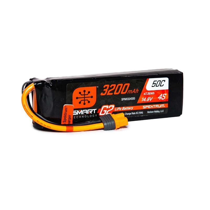 Smart Lipo 4S 14.8V 3200mAh 50C G2 Soft Case IC3