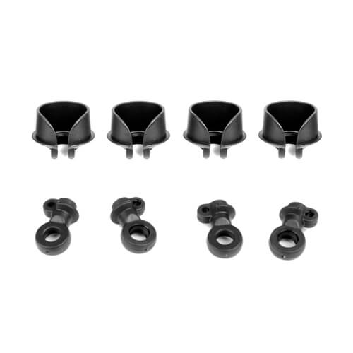 Locking Shock Rod End, Spring Perch Set 2019 Tekno EB48.4/EB48 2.0