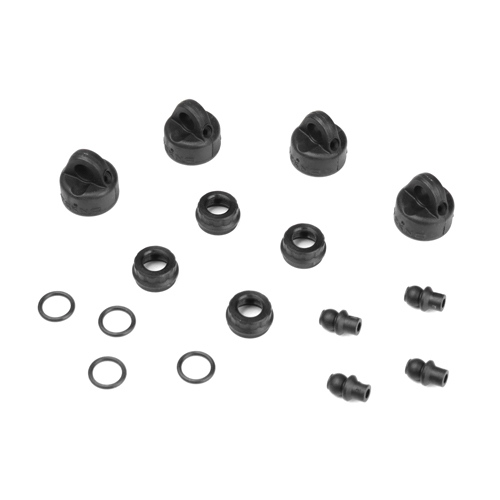 Shock/Cartridge Cap & Bushing Set (4pcs eash, EB410)