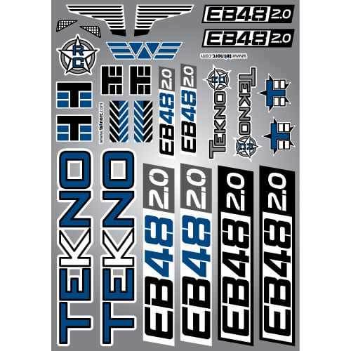 Decal Sheet Tekno RC EB48 2.0