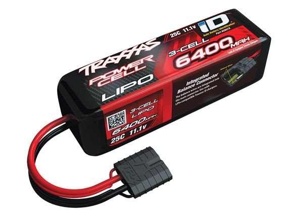 TRX2857X LiPo 3S 11,1V 25C 6400mAh TRX ID-kontakt