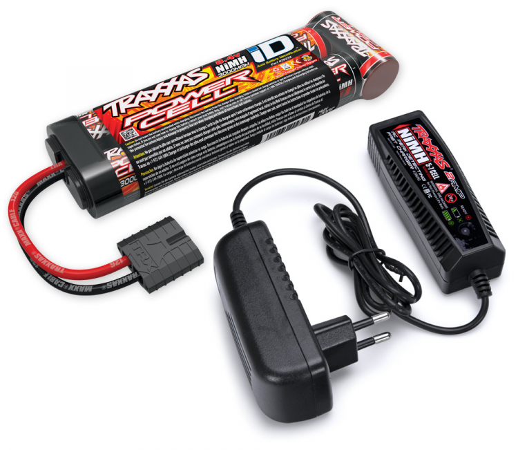 TRX2983G Laddare 2969G och 8,4v NiMH 3000mAh iD Combo