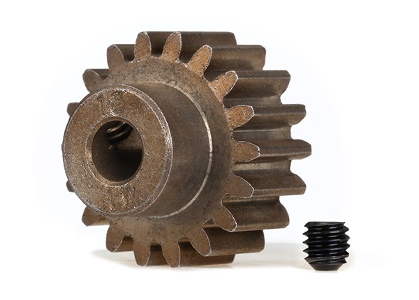 TRX-6491X Pinion Drev 18T 1.0M Pitch för 5mm Axel X-Maxx