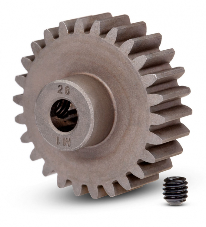 TRX6497 Motordrev (Pinion) 26T 1.0M Pitch för 5mm Axel