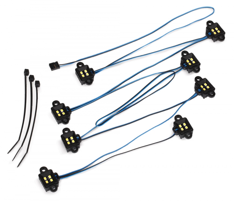 TRX8026X LED Ljus Hjulhus Traxxas TRX-4/TRX-6