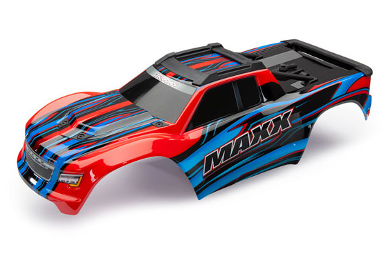 TRX8911P Kaross Traxxas Maxx Röd-X