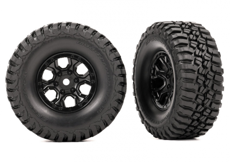 TRX9774 Däck & Fälg BFGoodrich Mud-Terrain T/A 2.2x1.0" (2)