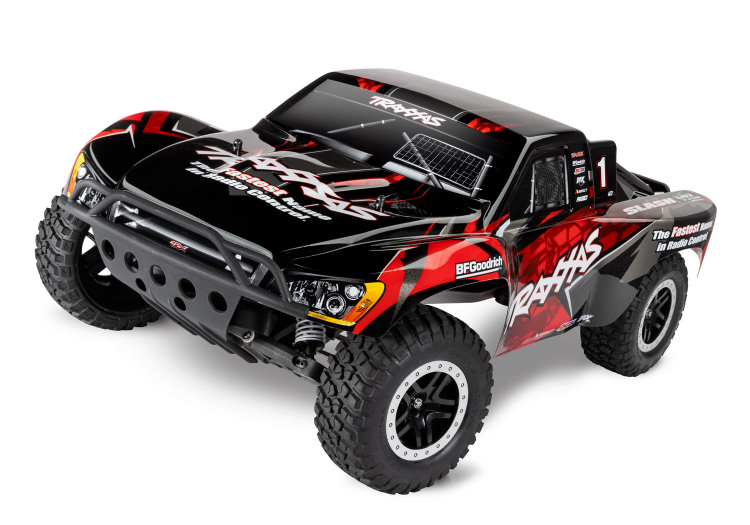 Traxxas Slash VXL 2WD 1 /10 RTR TQi TSM Fox 272R - utan Batt & Laddare