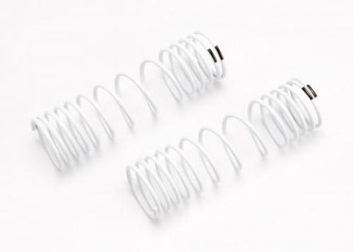 TRX6858 Springs. (White) Rear. Progressive. Traxxas.